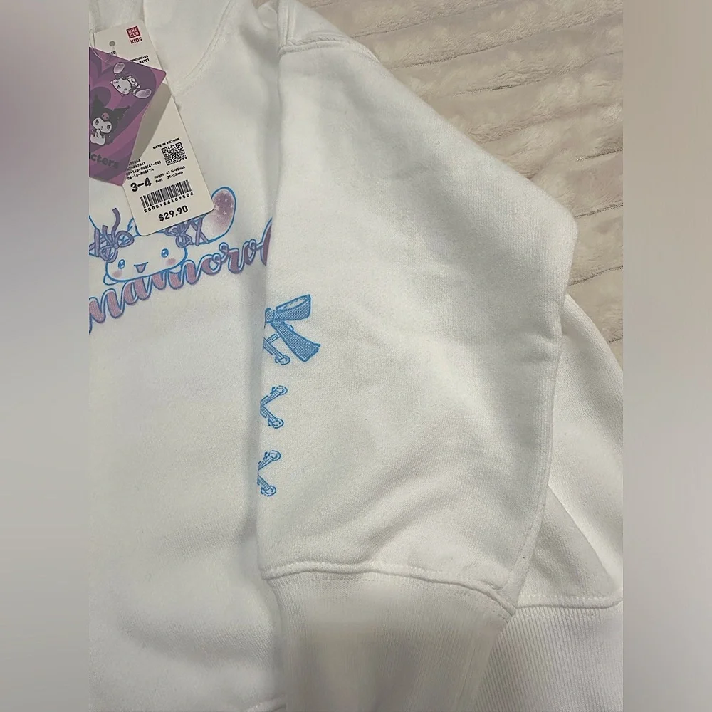 UNIQLO Cinna Sweat Cropped Hoodie (Kids) - Picture 7 of 7